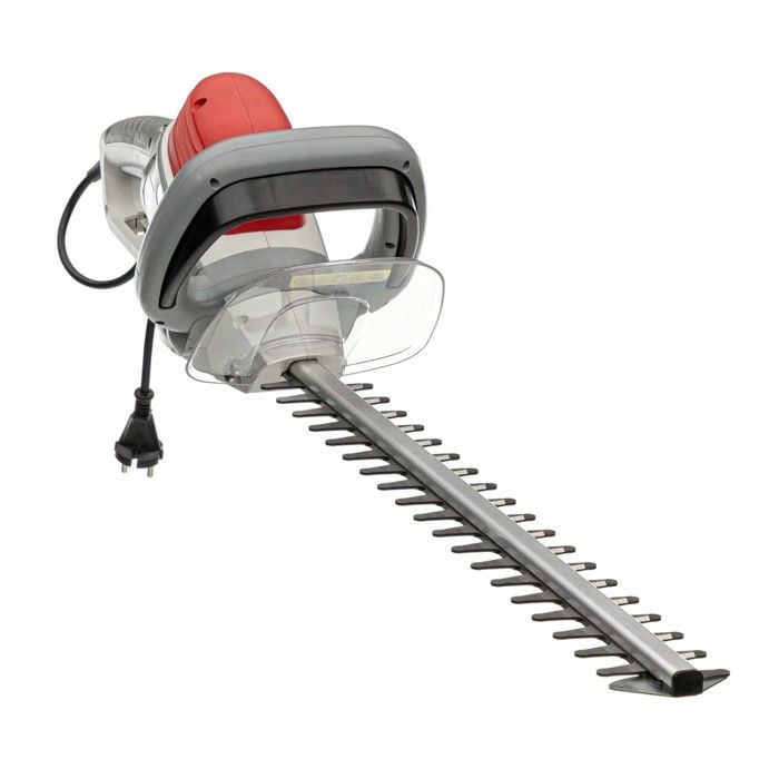 Taille-haie électrique 600W Double lame 55 cm Poignée ergonomique pivotante Frein