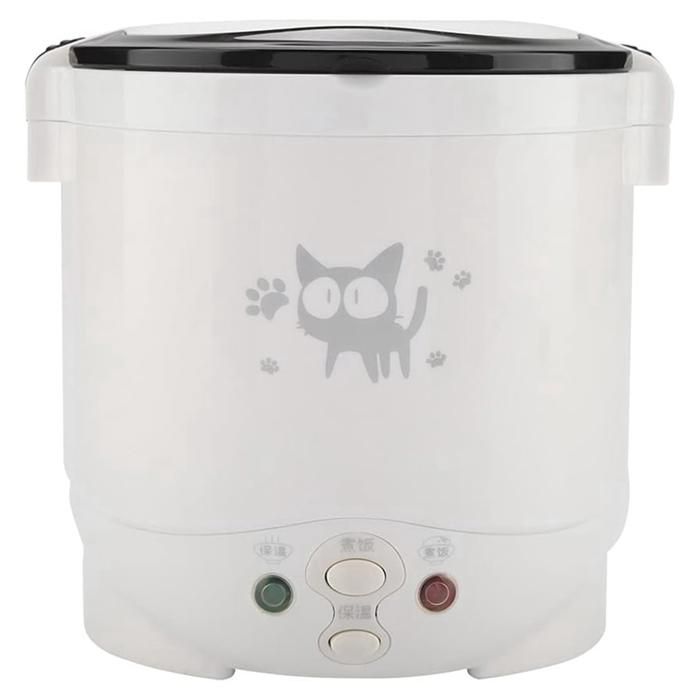 Mini Cuiseur À Riz, Petit Cuiseur À Riz De Voyage Portable 2L Avec Pot Antiadhésif Amovible Et