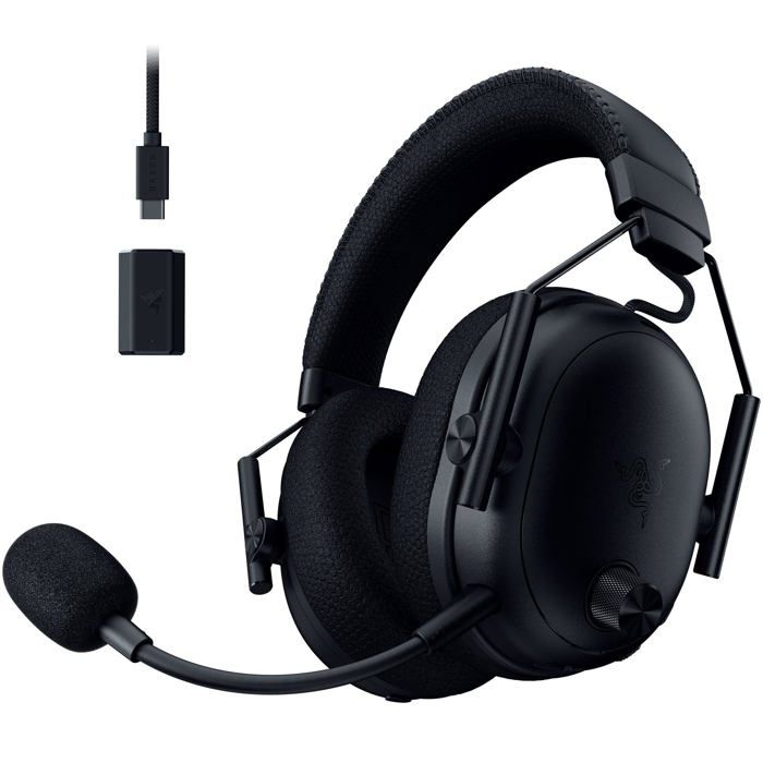 Razer BlackShark V3 Pro Casque ANC sans Fil pour ’Esport Annulation Active Haut parleurs 50mm Micro HyperClear Amovible Wireless 2 4 GHz & Bluetooth FPS PCMac | - vue 7