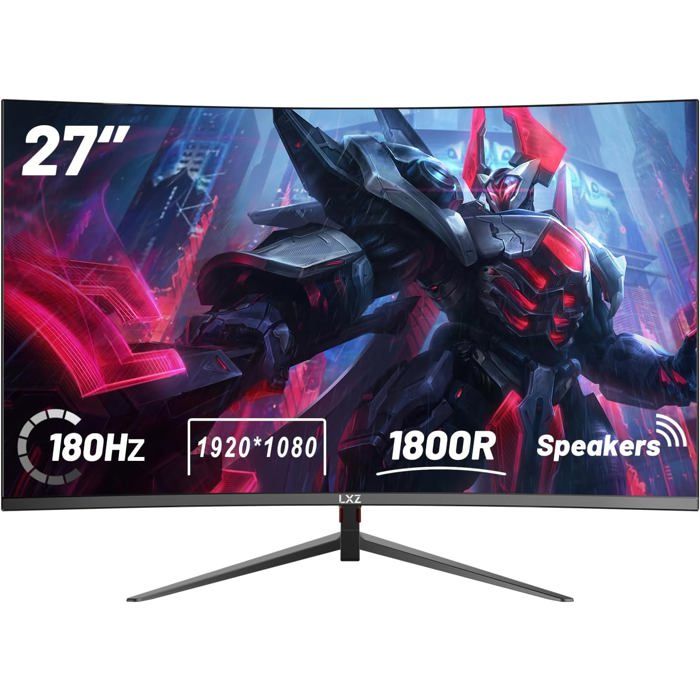 Moniteur PC Gamer Viewedge 27 Pouces Full HD 180Hz – Écran 1080p, 1ms, HDR10, FreeSync, Montable
