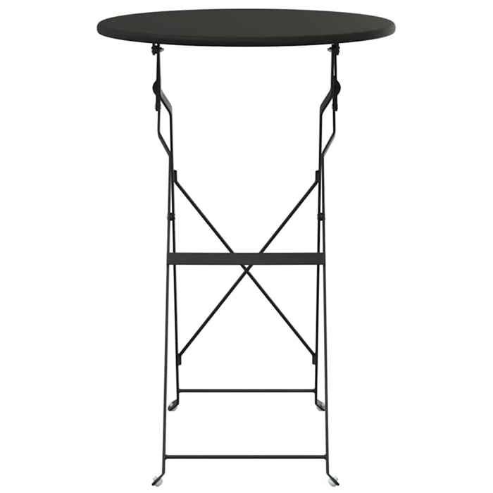 Black Friday Table bistrot - BURKE - Pour jardin - Anthracite Ø50x71 cm Acier revêtu de poudre TTT28 Black Friday Table bistrot - BURKE - Pour jardin - Anthracite Ø50x71 cm Acier revêtu de poudre TTT28