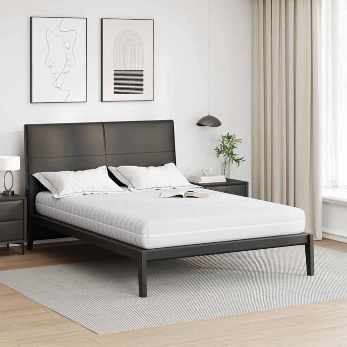 Matelas à ressorts ensachés - vidaXL - 140x190 cm - Blanc - Couche de noix de coco - Mousse moelleuse