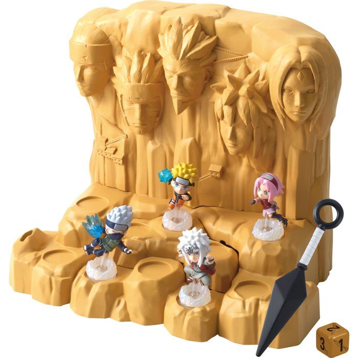 Naruto Shippuden Hokage Rock Survival - Jeu de plateau - EPOCH GAMES - Diorama - 4 figurines