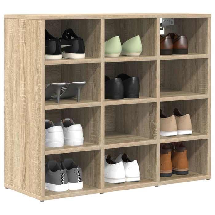 70025  Cabinet à chaussures - Cabinet/Commode - MEUBLECHIC - Meuble de couloir - Chêne Sonoma 775x30x67 cm（Printemps/été soldes）