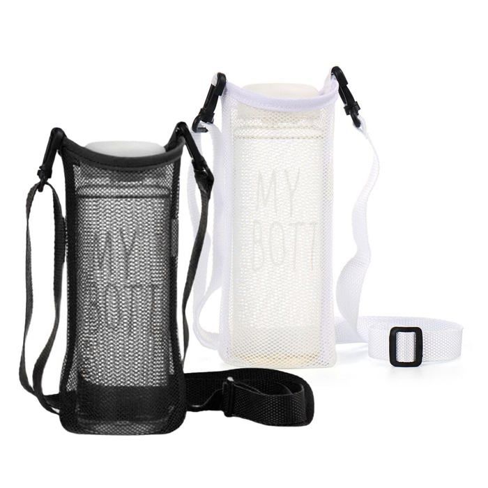 2 Pièces Porte gourde bandoulière porte gobelet festival Sport Porte Gourde Sac à Dos Portable Sac de Support de Bouteille