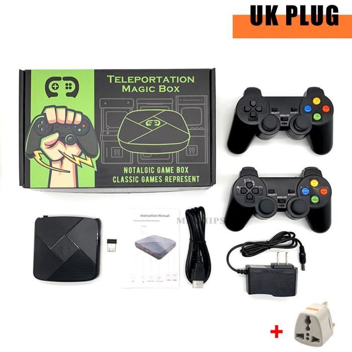 NoirConsole De Jeux Vidéo I3 3d, Boîte De Jeux, 30 Émulateurs, Sortie