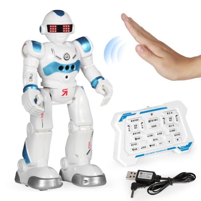 Jouet de Jeux pour Enfants Jouet Robot RC Jouet Robot Intelligent à Détection de Gestes pour Filles Peut Chanter Danser Parler Cadeau de Noël Anniversaire