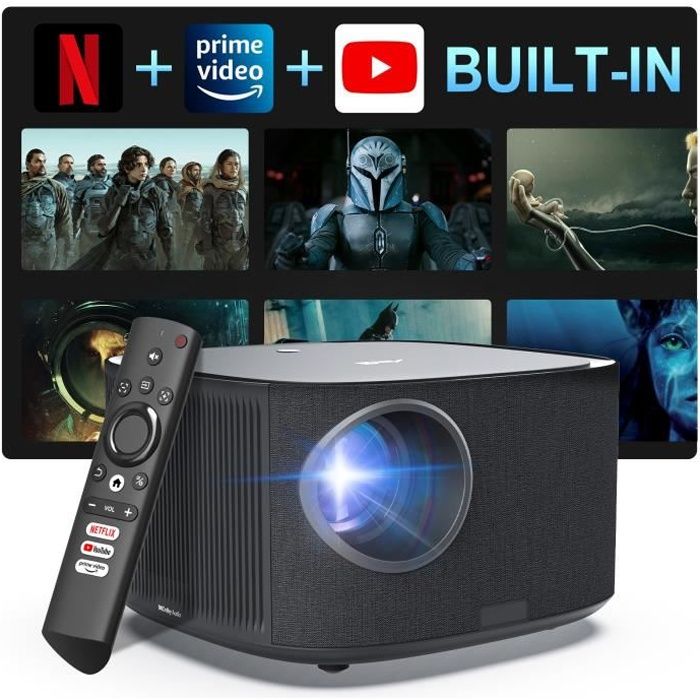 Vidéoprojecteur Artlii Amento Full HD 1080p Bluetooth Wifi Netflix Auto  focus/Keystone - Cdiscount TV Son Photo