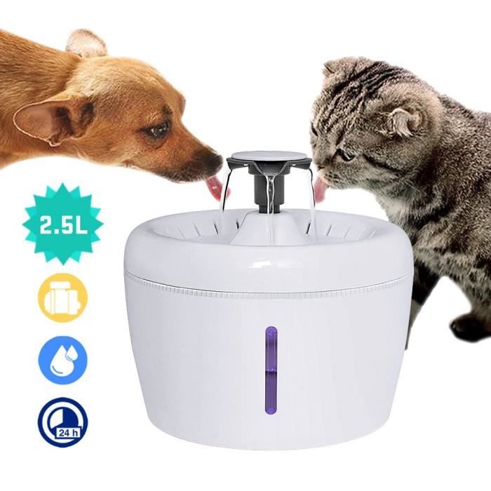 Fontaine A Eau Pour Chat Sans Filtre Cdiscount