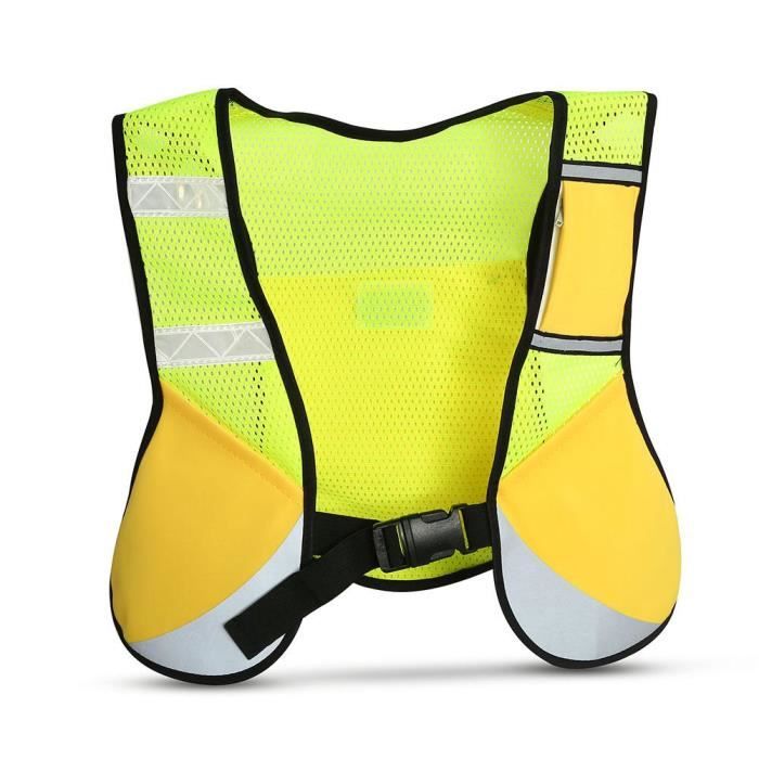 gilet de securite coureur à pied running