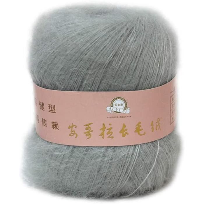 50g Pelote de laine 100 Cachemire à Tricoter DIY Souple douce Fils coton Mohair[592