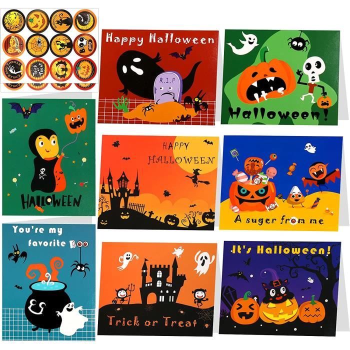 Kit Artisanat Halloween de 186 Pièces Autocollants Mousse Citrouille pour Activité Manuelle Enfant Kit Artisanat Halloween de 186 Pièces Autocollants Mousse Citrouille pour Activité Manuelle Enfant