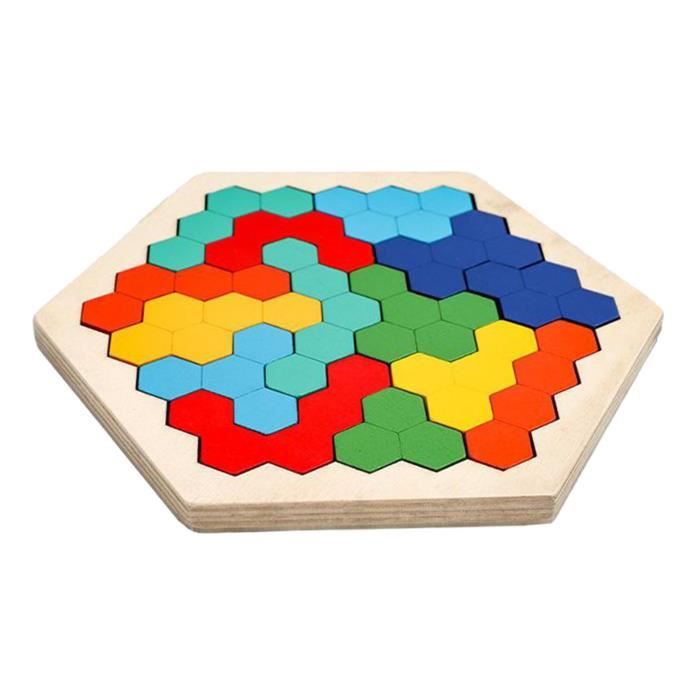 Puzzle Forme Géométrique En Bois - Library time Puzzle Forme Géométrique En Bois - Library time
