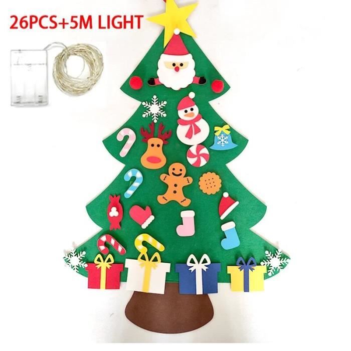 Sapin de Noël en feutre bricolage pour