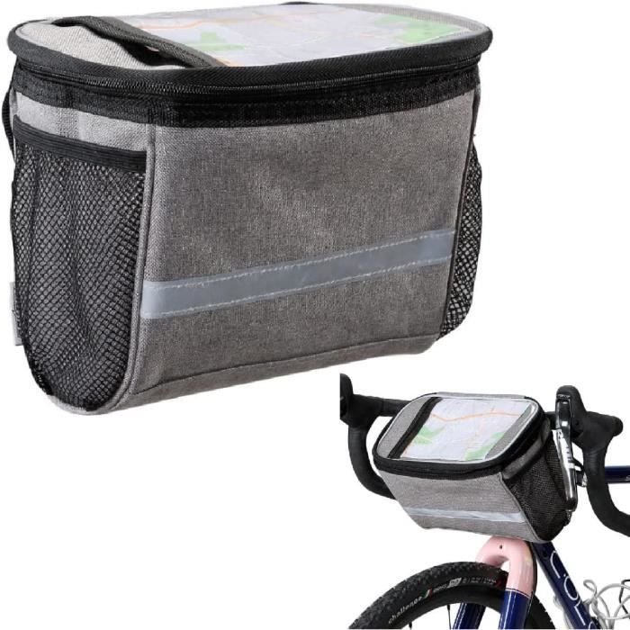Sacoche Guidon Vélo NCONCO 2,5L - Multifonction, Imperméable, Avec Bandoulière, Pour VTT Et Route