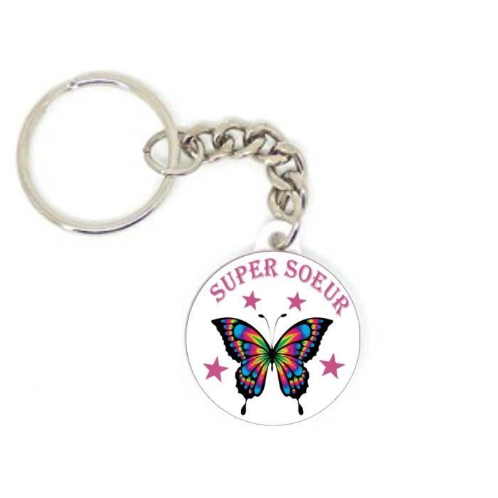 Porte Clé Papillon Bleu | Papillon Magique