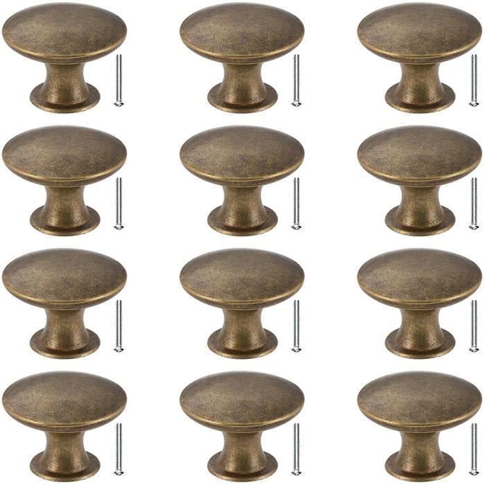 4 Pièces Bouton De Meuble Doré Poignée De Tiroir Demi-Lune Poignées De