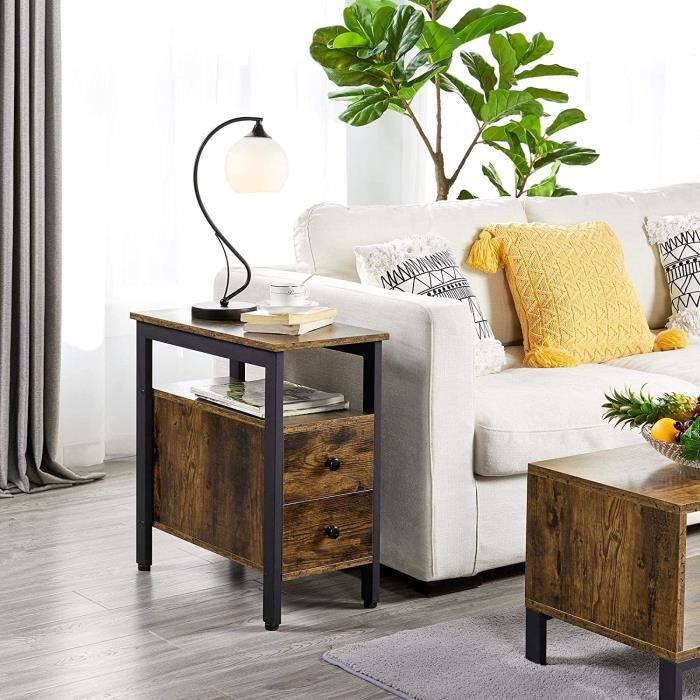 Yaheetech Table Console à 3 Niveaux Table d'entrée en Bois avec 1 Grand