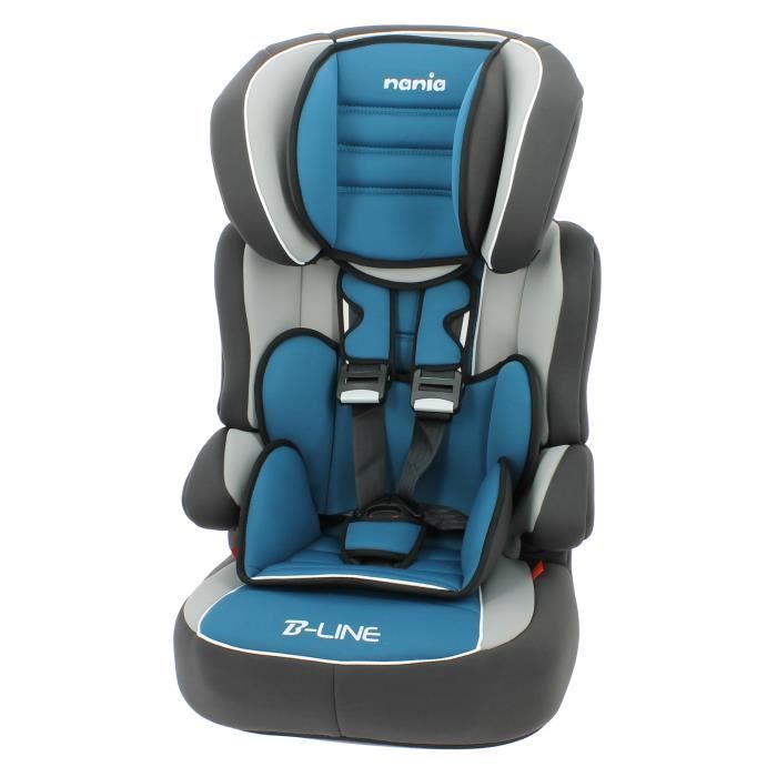 Nania Siège auto BELINE groupe 1/2/3 (9-36kg) - Linea Bleu - Achat / Vente siège  auto Rehaus dos Beline Bleu - Cdiscount