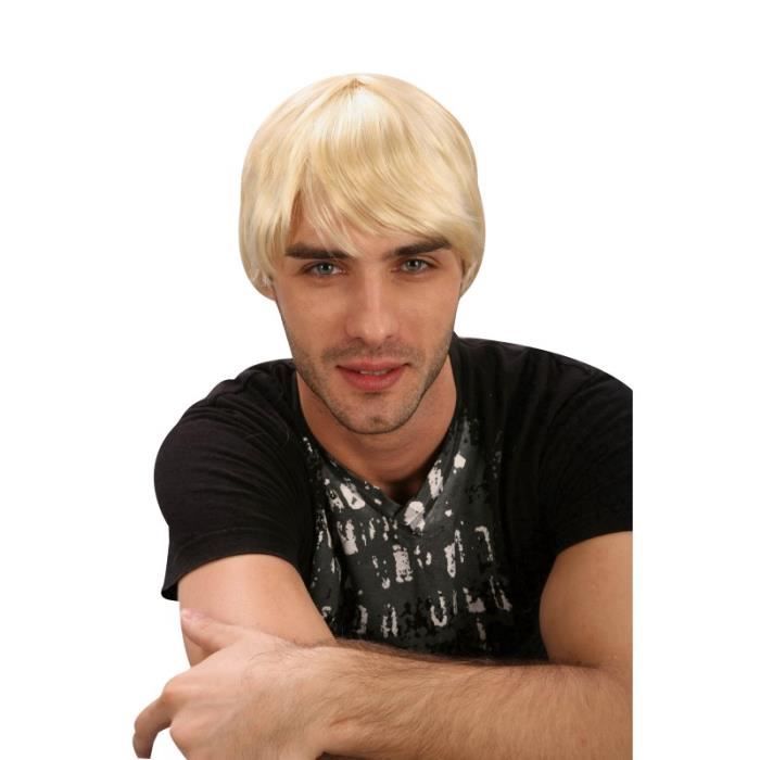 perruque blonde homme pas cher