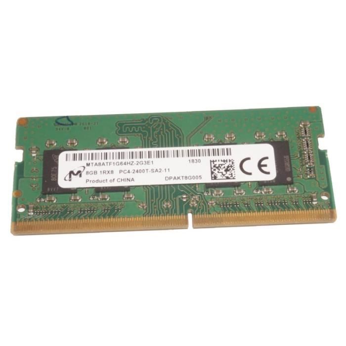 8Go RAM DDR4 PC4-19200S Micron MTA8ATF1G64HZ-2G3E1 SODIMM PC