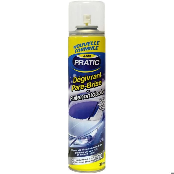Dégivrant En Spray Pour Voiture - 750 Ml - Action Instantanée Contre Le Givre Sur Pare-brise, Vitres Et Serrures