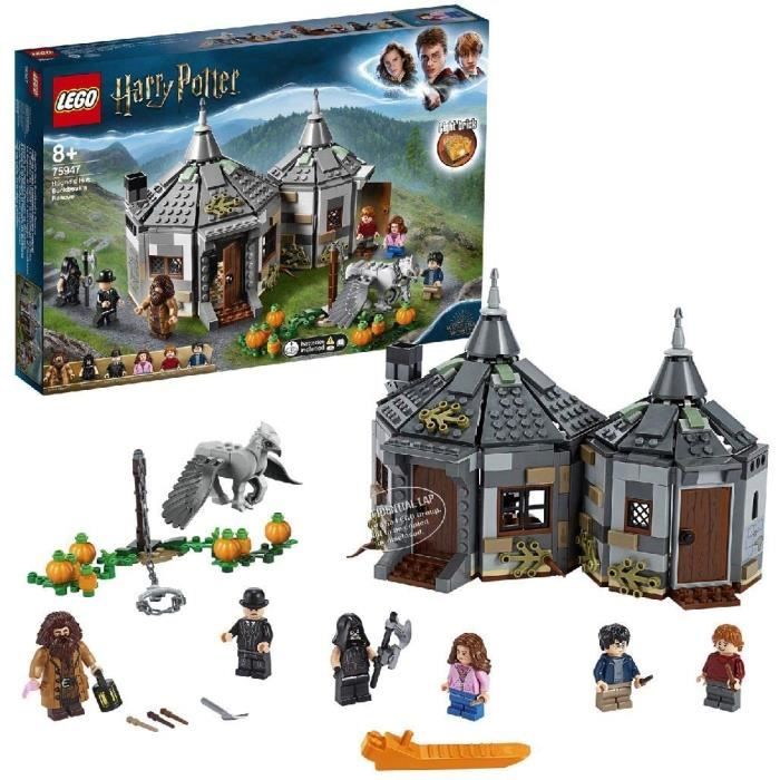 Jeux de construction LEGO-La Cabane de Hagrid Le Sauvetage de Buck, Issu du Harry Potter et Le Prisonnier d'Azkaban, Jeu 52509