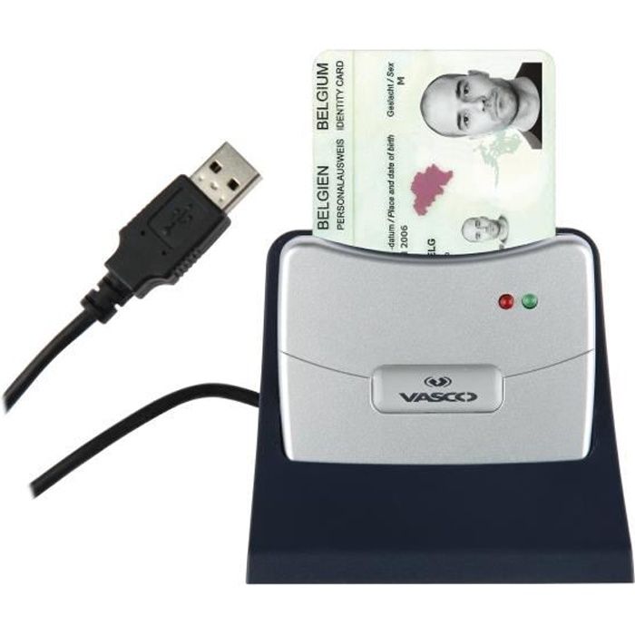 Lecteur de carte Vasco Digipass 905 eID pour Windows - USB 2.0 - Gris -  Cdiscount Téléphonie