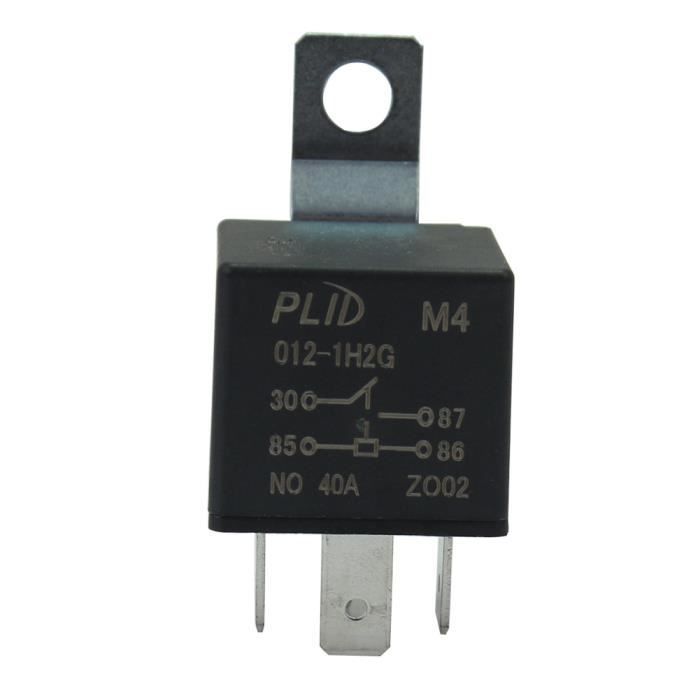 ONOFF 4 Pin Broches 40A 12V Relay Relais 12 Volt Car Bike Automobile