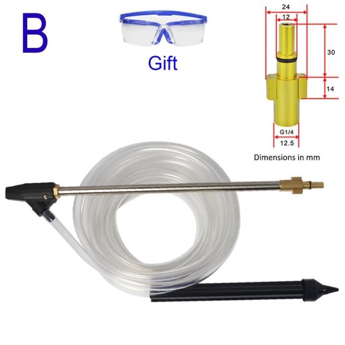 Pour Bosch Makita - Nettoyeur haute pression Kit de sablage sableuse humide Lance buse pour Karcher Huter Int