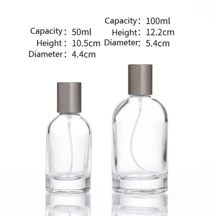 Kopida Flacon Parfum Vide Vintage 6ml - Verre Et Alliage, Cristal Décoratif - Avec Tige - Idéal Pour Voyages, Huiles Essentielles