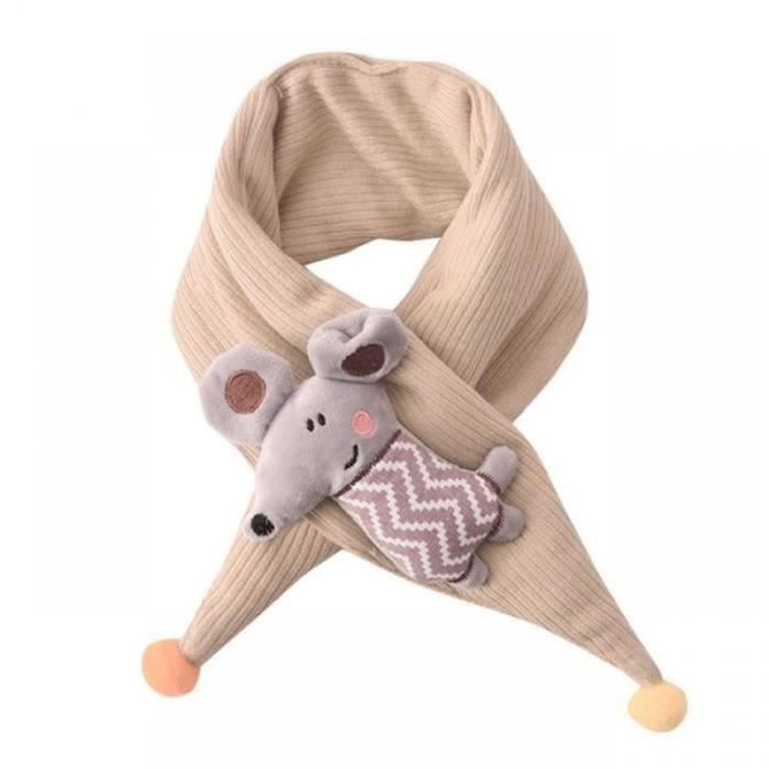 Écharpe Enfant LXYYDS Tricotée - Laine Acrylique, Cache-Cou Pour 2-10 Ans, Multiple Couleurs