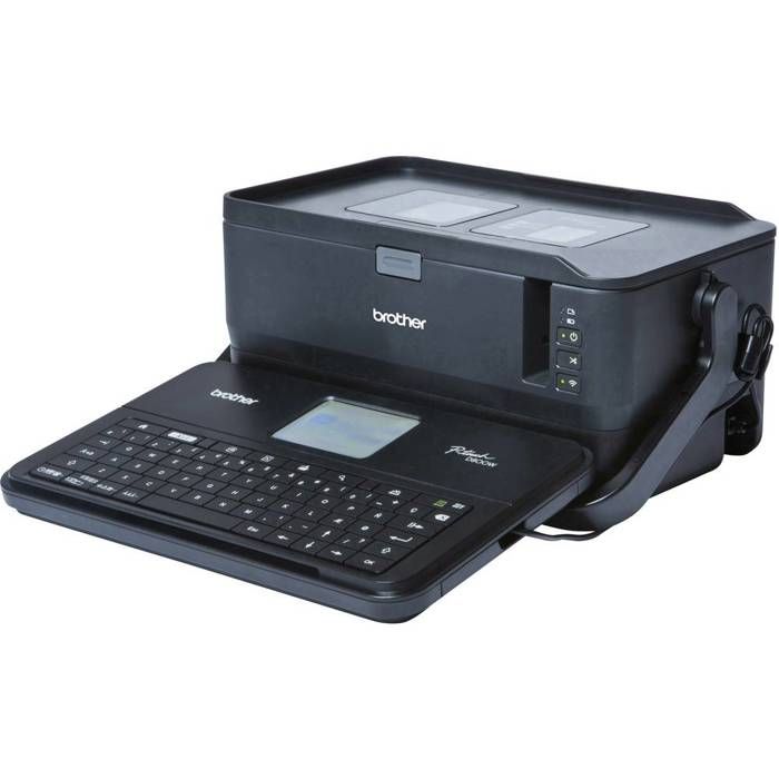 Brother PT-H200 Stampante Per Etichette A Trasferimento Termico - Tastiera QWERTY, Nastri TZe Da 3.5 A 12 Mm