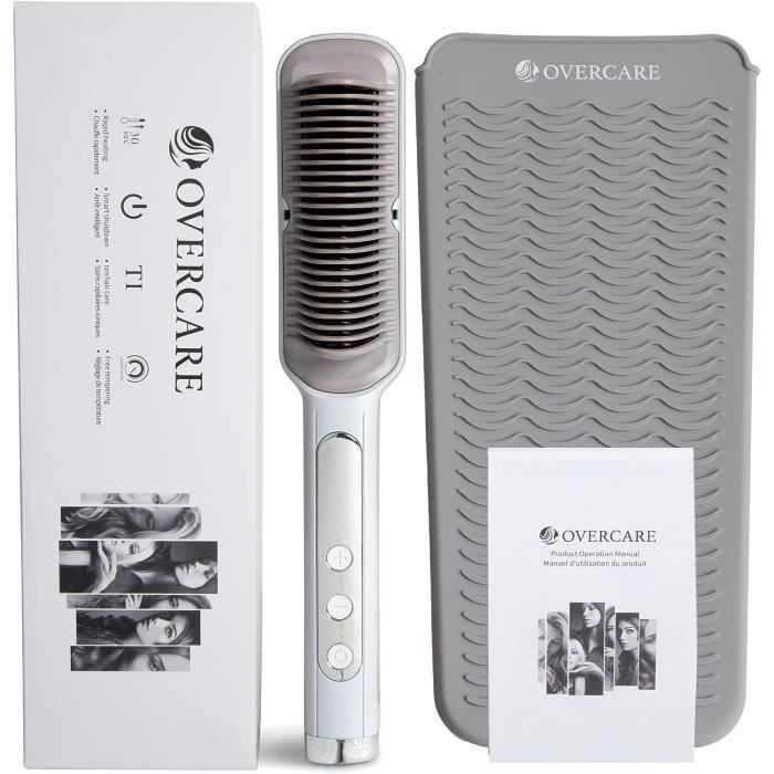 Brosse Chauffante Lissante Magister Hipster - Céramique - Pour Barbe Et Cheveux - Neuf