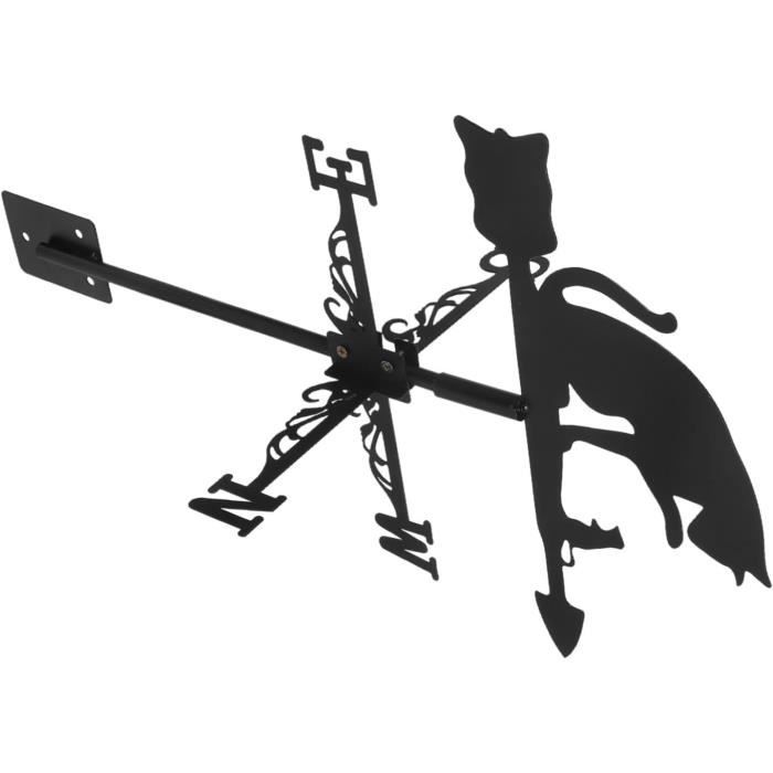 Girouette Toit Chien Boxer - Indicateur Vent Extérieur Décoratif, Girouette Jardin Ferme Maison, Design Boxer Réaliste, Facile à Installer, Idéal Cour, Toit, Cabane