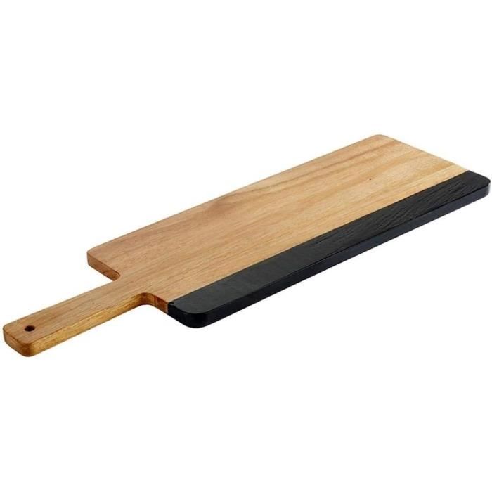 Planche de service en bois d’acacia avec poignée main image 1