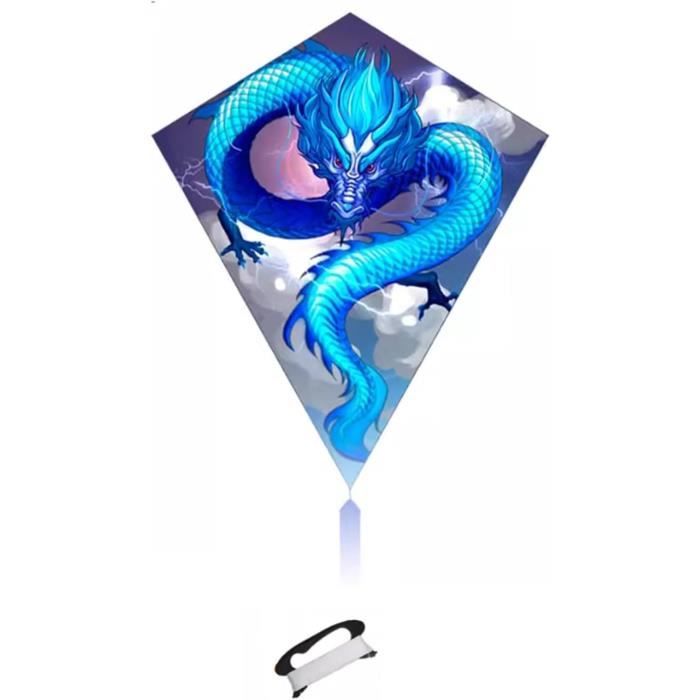 Cerf-Volant Dragon AMOUNE - Jouet d'extérieur pour la plage et l'été - Jeux - Jouets