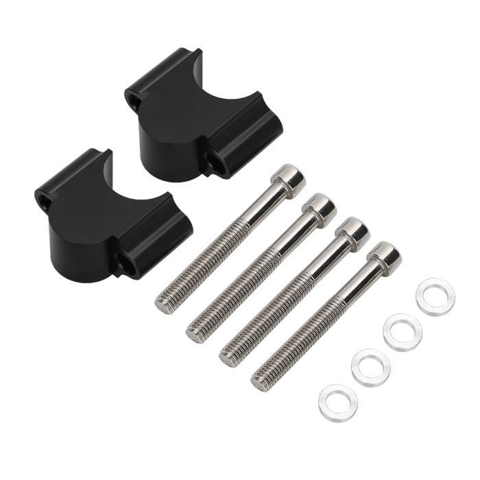 Rehausseur De Guidon Moto 28 Mm – En Aluminium, Hausse De 26 Mm, Pour Motocross, Dirt Bike, ATV, Couleur Noire - 8