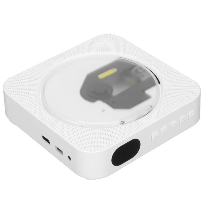 Lecteur CD Stéréo Avec Haut-parleurs - USB, AUX, Charge Type-C, Batterie 3600mAh, Design Vintage - 9