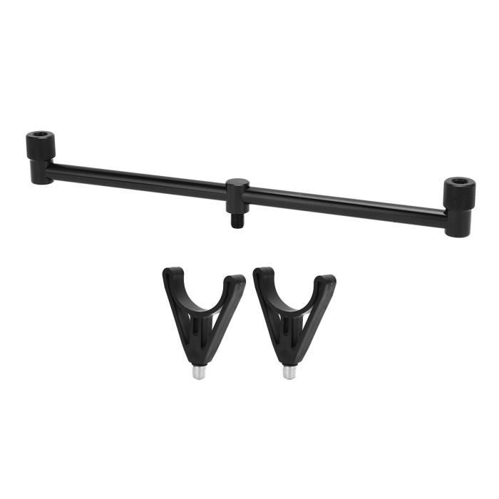 Lot De 5 Têtes De Support Pour Canne à Pêche - Filetage 3/8", Plastique Noir - Pour Fixation Sur Trépied Ou Banc De Pêche, Pêche à La Carpe
