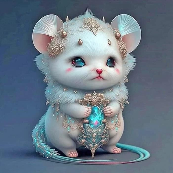 Diamond Painting Bétail Kit Complet Astrologie Chinoise Broderie