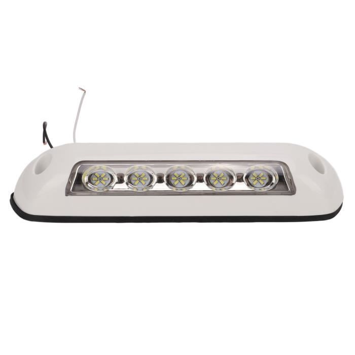 12V/24V RV LED Lumière Universelle 8W Étanche Auvent Porche Lampe Bar Camping Car Eclairage Exterieur