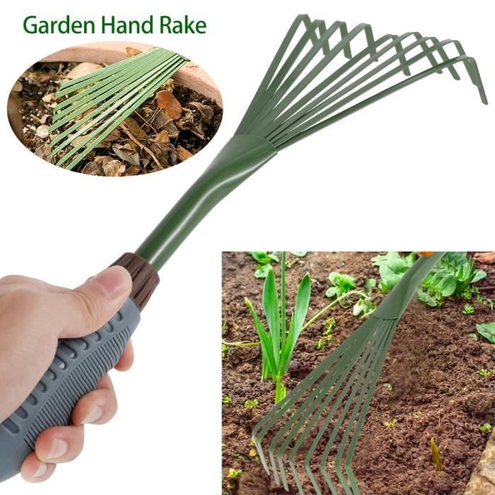 FANTASK Râteau à Long Manche En Aluminium 174 Cm - Tête De 91 Cm Avec 36 Dents Pour Jardin Et Paysage