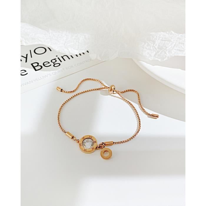 Montte Femme Chic Chiffres Romains Montte Femme SK - Chiffres Romains Et Cristaux | Cadran 30,5 Mm Bracelet Acier Ou Cuir Montte Bracelet Acier Cuir