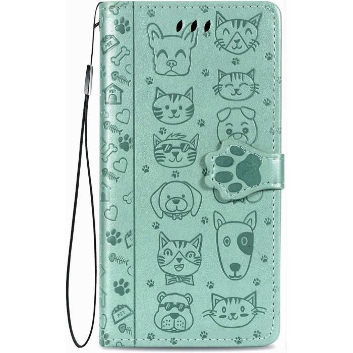WEIOU Leather Folio Cover per TCL 30 SE/TCL 306/TCL 305