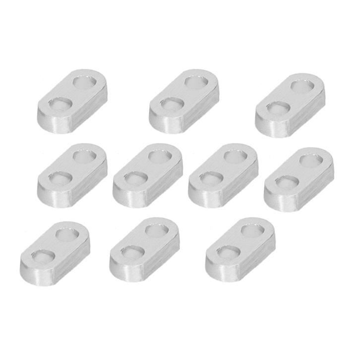 25 Perles Entretoises Plates Tibétain Argent – Forme Baril Rond – 18x16mm – FC1467