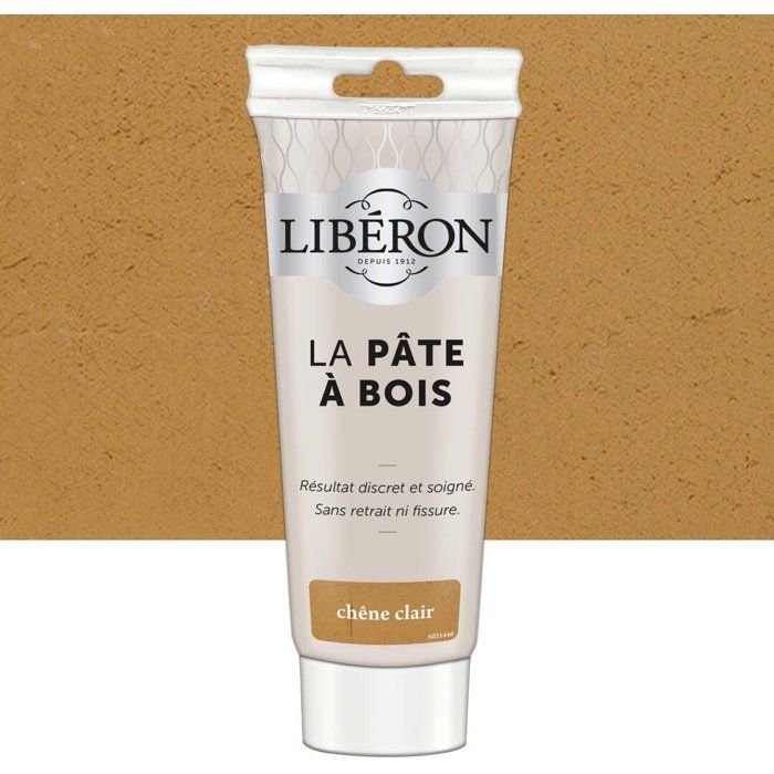 Pâte à bois - LIBERON - Réparation du bois - Chêne clair - 250gr