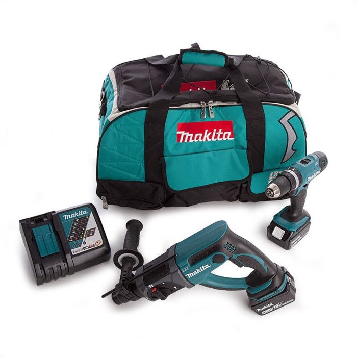 Marteau perforateur SDS + 36V (2x 18V) - MAKITA DHR264PT2J - Cdiscount  Bricolage