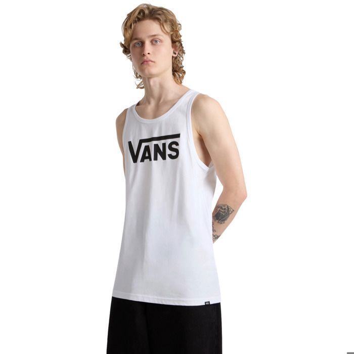 Débardeur Vans Classic Tank White / Black Vy8vyb2