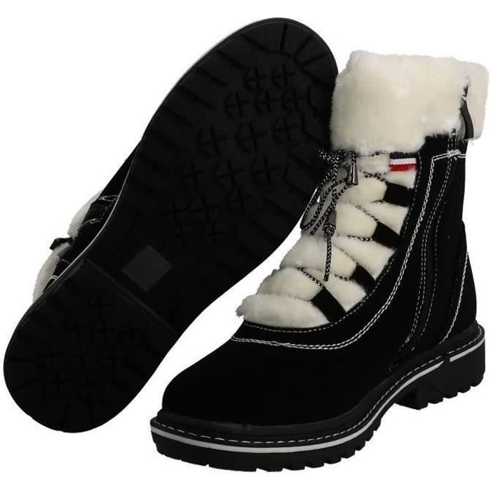 bottes neige après ski verner ii noir mid l - alpes vertigo